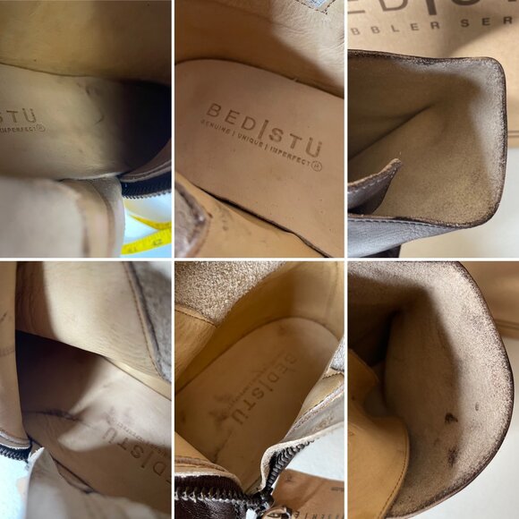 BED STU Manchester Distressed Brown Leather Tall Riding Boots BEDSTU Size 7 - Picture 15 of 16